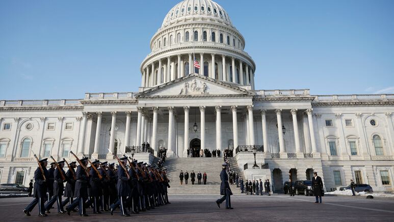 Este es el parche especial que miembros de la Guardia Nacional usarán el toma de protesta de Trump