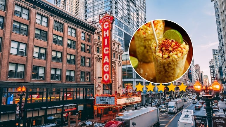 El restaurante con los esquites y elotes preparados mejor calificados de Chicago