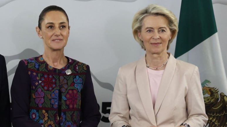 ¿Ursula Von Der Leyen, líder de la UE vendrá a México? Esto dijo Sheinbaum en Palacio Nacional tras cumbre del G7