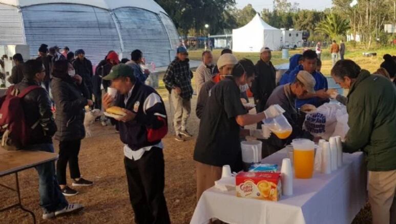 Las autoridades atienden a las caravanas migrantes Foto: www.secgob.cdmx.gob.mx