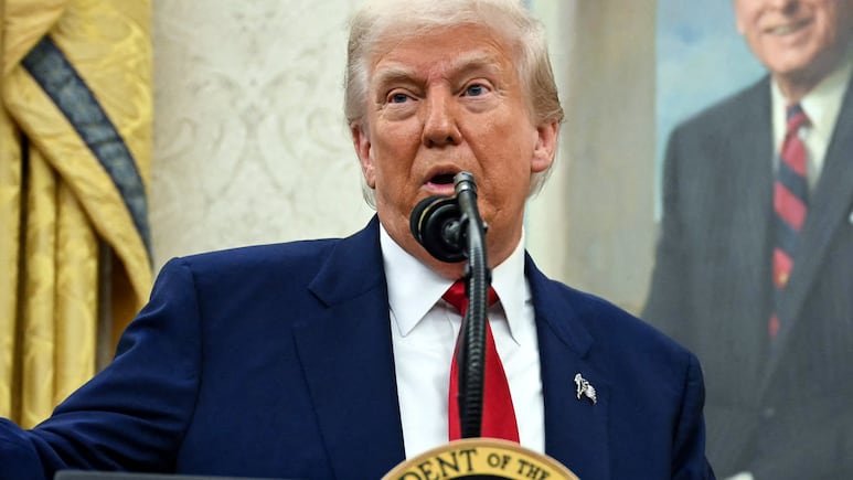 Donald Trump, presidente de Estados Unidos.