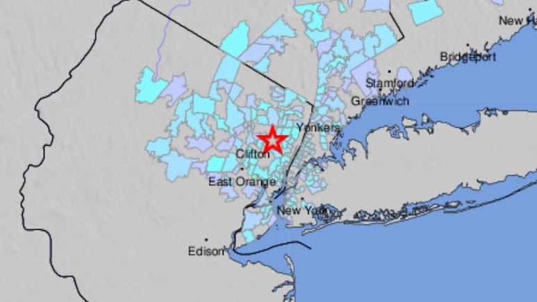 Sismo de magnitud 3,0 sacude área metropolitana de Nueva York por la noche