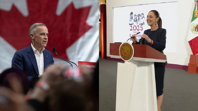Sheinbaum y Carner, primer ministro de Canadá sostienen llamada previo a renegociación del TMEC