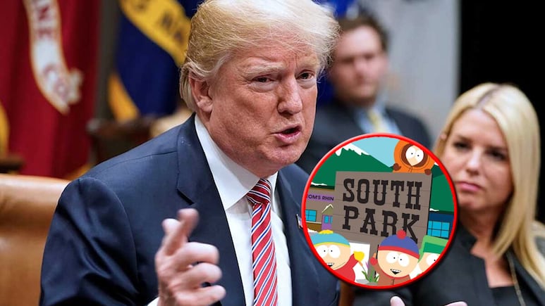 Donald Trump, presidente de Estados Unidos en South Park.