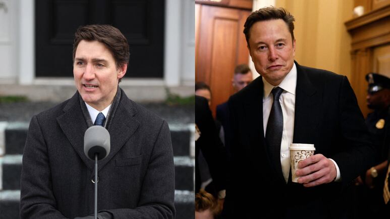 Elon Musk se burla de Justin Trudeau por decir que Canadá nunca será parte de Estados Unidos
