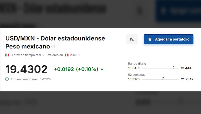 Valor del dólar en relación al peso mexicano hoy, 01 de junio de 2025.
